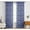 Bluish Violet, variant on Vargottam Cotton Canvas Curtains - Rod Pocket/Back Tab Farmhouse Drapes for Living Room or Bedroom Windows - Light Filtering - 3-Way Hanging Style - Set of 2 Panels, 52"x72" - Geometric Pattern -Blue