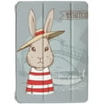 thumbnail image 1 of DuraSafe Cases iPad PRO 11 Pouces 2e 3e 4e [ PRO 11 2 3 4 Gen 2020 2021 2022 ] Léger Intelligent Support Ajustable Fonction Imprimée Design Épuré Étui à Rabat - Chapeau de Lapin, 1 of 7