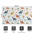 thumbnail image 5 of White Dinosaurs Palms Stars Pattern Door Rugs,Washable Non Slip Door Mats Indoor,Decorative Door Mats,Entry Mat Indoor for Entrance,Bedroom,Kitchen,Bathroom,17"x30", 5 of 6