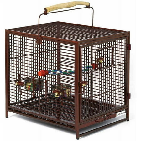 MidWest Homes for Pets, Poquito Avian Hotel Traveling Metal Bird Cage With Accessories