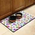 thumbnail image 3 of Dog Food Mat 16x24 Inch Tropical Pineapple Pattern Pet Feeding Mat, Waterproof, Absorbent, Non-Slip, Quick Dry, Easy Clean Mat for Kitchen and Bathroom, 3 of 6