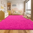 thumbnail image 5 of TWINNIS Shag Area Rug,8'x10'Soft Fluffy Area Rugs for Living Room Bedroom Kids Room Decor Carpet,Hot Pink, 5 of 7
