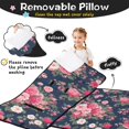 thumbnail image 3 of Pioneer Flower Floral Print Pattern Toddler Nap Mats for Kids Preschool,Sleeping Mat Bag or Kids,Toddler Sleeping Bag,Toddler Nap Mat or Daycare, 3 of 6