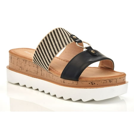 

Women s Slide Sandals Comfort Open Toe Summer Sandal for Women Slip On with Comfortable Arch Support