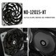 thumbnail image 1 of 5 Ventilador con cubierta para PC Pwm de 12015xt, 120mm, ultradelgado, silencioso, enfriador de agua para CPU, 1 of 1