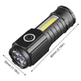thumbnail image 2 of Linterna portátil antideslizante de luz de trabajo ligera de 3 LED para acampar y caminar, 2 of 6