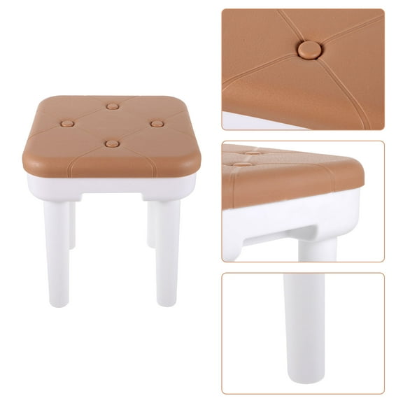 PAMINGONO 1Pack Simple Nordic Style Stool for Small Step in Bedroom