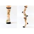 thumbnail image 6 of Zhengup 7 Pairs Women Floral Sheer Sock Elastic See Through Socks Summer Thin Mesh Lace Jacquard Socks Cottagecore Accessories, 6 of 7