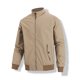 thumbnail image 5 of Ceisia Men's casual solid color stand collar zipper button-down coat Gift pocket long sleeve outerwear, 5 of 8