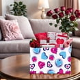 thumbnail image 7 of ASKETAM Large Valentine's Day Gift Basket Empty Storage Organizer Kid Room Décor (Red Blue Stereoscopic Heart), 7 of 7