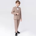 thumbnail image 1 of SXcggal One Ensemble de Costume Rayé pour Petit Garçon comme Tenue de Spectacle Costume Douillet Élégant Léger Tenue pour Tout-Petit, 1 of 8