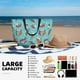 thumbnail image 5 of Fotbe Sea Otters Family In Blue Water Bolsa de Viaje para Playa - Resistente al Agua, Bolsa Tote de Gran Capacidad y Ligera con 7 Bolsillos para Mujeres y Hombres, 5 of 7