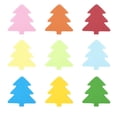 thumbnail image 1 of Unique Bargains Tree Cutouts Paper Trees, Colorful Tree Cutout for Classroom Decoration, 72 Pack, 1 of 8