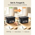 thumbnail image 6 of Victsing Cordless Electric Lunch Box, 5.5 Cups Capacity, Auto Keep Warm Portable Food Warmer, Ideal for Office, Travel & Car Use（ Black）, 6 of 8