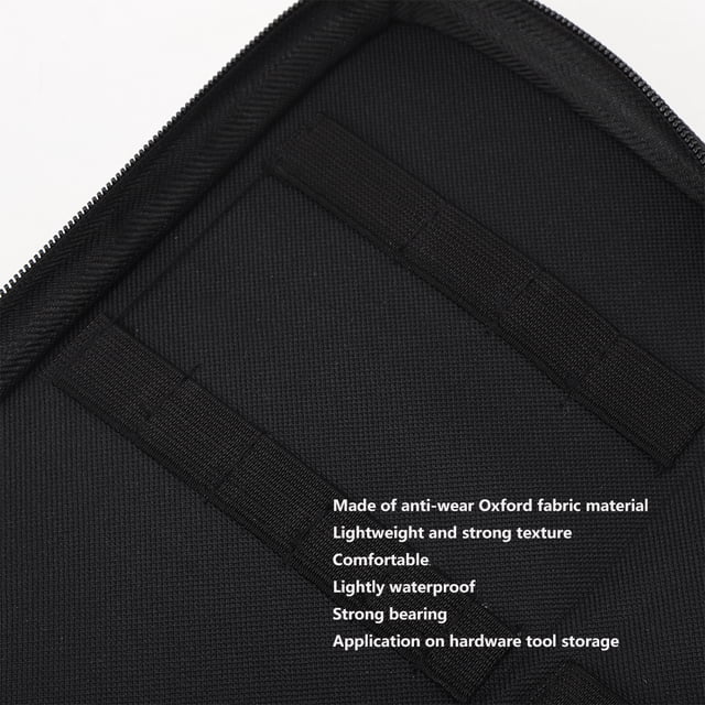 Truck Tool Box Organizer, Small Toolkit Hardware Tool Storage Bag Tool Bag Organizer Zippered Pouch Oxford Cloth Tool Organizers for Tool Organizers and Storage