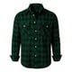 thumbnail image 1 of Camisas Casuales A Cuadros De Franela De Corte Regular Para, 1 of 7