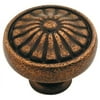 Ultra 1-.25in. Round Antique Copper Designers Edge Cabinet Knob 41763