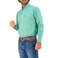 thumbnail image 3 of Camisa Vaquera Wrangler Hombre Manga Larga 84G verde CH, 3 of 6