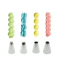 Way To Celebrate Large Decorating Tips, 4 Pieces