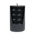 thumbnail image 5 of (2 pack) Better Homes & Gardens Unscented Bubble Pillar Candle, 3x5 Inches, Black, 5 of 7