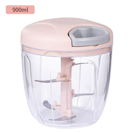

Portable Garlic Grinder Vegetable Cutter 500/900ml Fruit Chop Carrot Onion Chop Kitchen Accessories Tools