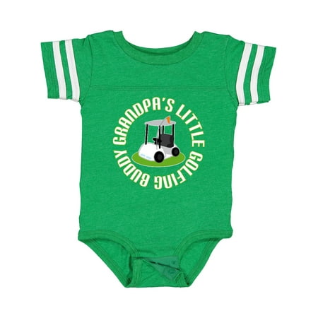 

Inktastic Grandpa s Little Golf Buddy Gift Baby Boy Bodysuit