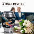 thumbnail image 4 of JAGASY Music Urn for Ashes for Women Set of 5 - 3 Inch Black Keepsake Urns for Close Friend - 10 Inch Large Music Lover Urn for Memorial Cremation - (1 Large, 4 Small), 4 of 7