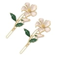 thumbnail image 3 of Here's a refined and appealing product description for your **Retro Floral Hairpins**:\n\n \n\n### **2pcs Retro Floral Hairpins for Women – Elegant, 3 of 3
