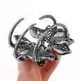 thumbnail image 3 of Garra de pelo grande Yinane para mujer Pinza de mariposa Cristal vintage púrpura, 3 of 3