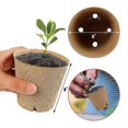 thumbnail image 4 of Round Biodegradable Peat Pots Compatible With Seedlings,100 Pack Plant Starter Pots Kit,perfect Compatible With Vegetables,, 4 of 5