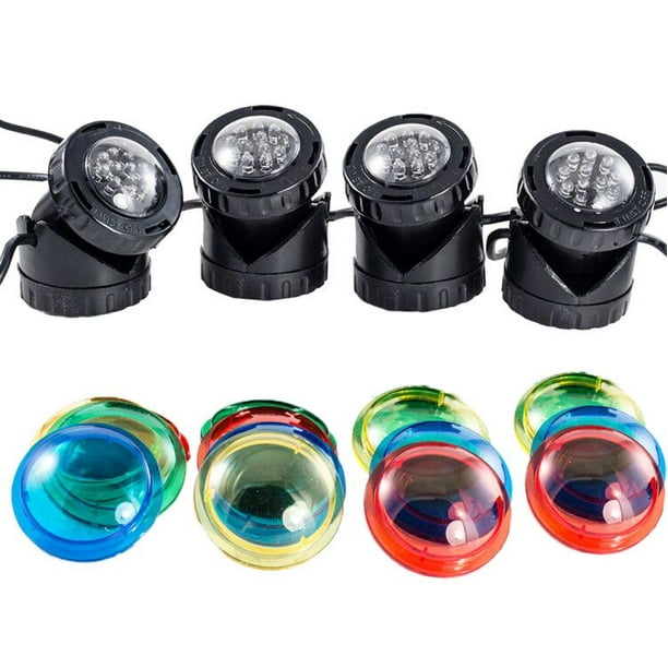 iMeshbean 4LED Super Bright Outdoor Underwater Pond Fountain Spot