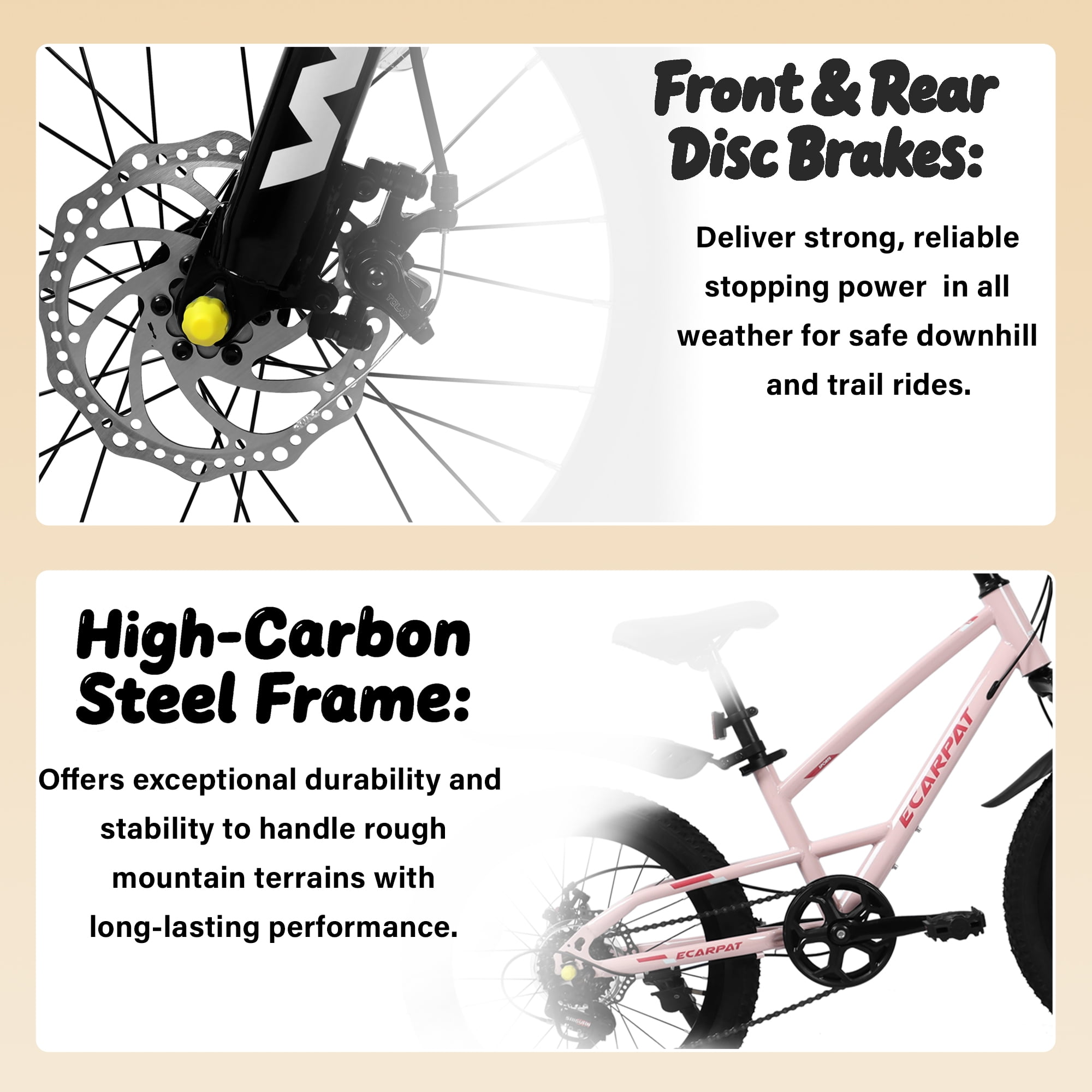 TheEshow 20 Inch Mountain Bikes