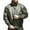 Dark Gray, variant on Mens Down Jacket Lightweight Quilted Zip Up Long Sleeve Stand Collar Heavyweight Winter Coat with Insulated Fill and Secure Zip Pockets