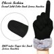 thumbnail image 3 of Guantes de invierno cálidos para mujer con pantalla táctil, forro polar, resistentes al viento, de gamuza suave para vestirse, conducir, correr, esquiar, andar en bicicleta, acampar, etc., 3 of 3