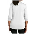 thumbnail image 7 of Yellow Rooster Womens Short Sleeve UV Choice Pique Henley White 4XL, 7 of 7