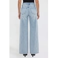 thumbnail image 4 of Women's Wide Leg Jeans with Seam Detail, 4 of 7