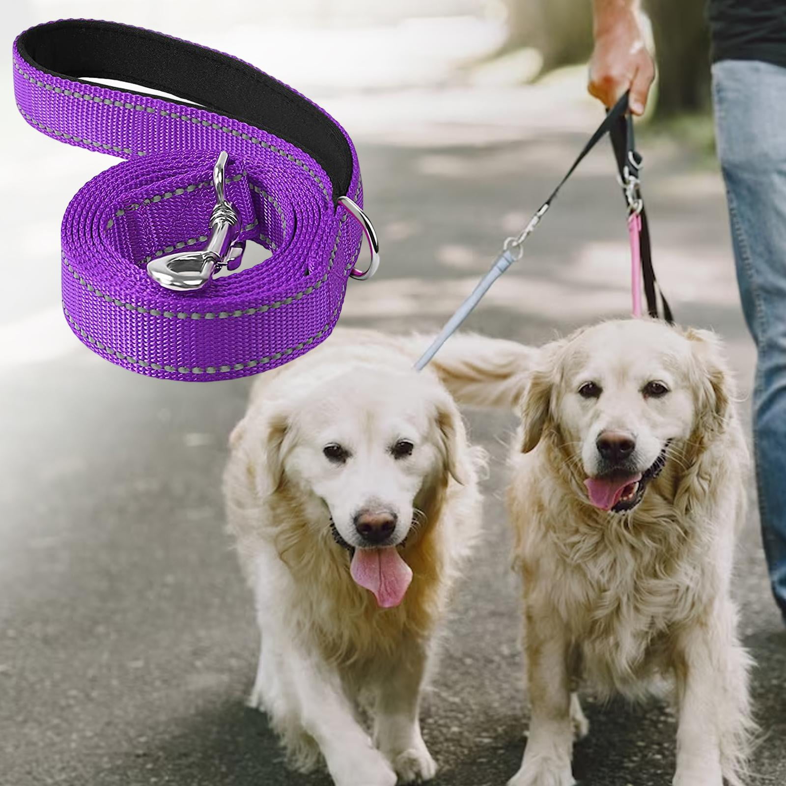 Vaveren 3xReflective Dog Leash Puppy Strong Heavy Duty for Large Medium and Small Dogs