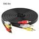 thumbnail image 5 of Cable AV 3 RCA Adaptador de cable de audio y video compuesto Conector de señal macho a macho para cámara de TV DVD, 15 m Inevent EL004988-02, 5 of 7