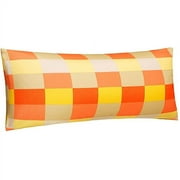 Mainstays Body Pillow with Removable Cover, Warm Mosaic