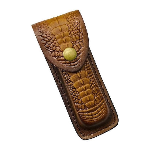 Leathers Knife Pouches Handmade Knife Holsters Belt Loop Case Holder Bag Folding Knife Sheath for Cutting Tool Carriers