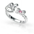 thumbnail image 4 of Sanrio Hello Kitty Rings Anime Characters Cute Kuromi Open Rings For Men And Women Fashion Fine Jewelry Girls Gifts tzw, 4 of 7