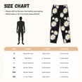 thumbnail image 3 of Fotbe Daisies Flowers Pantalones de Pijama para Mujer, Pantalones de Dormir, Pantalones Pj con Cordón y Bolsillos-XX-Large, 3 of 6
