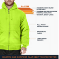 thumbnail image 3 of RefrigiWear Insulated Quilted Sweatshirt - Triple-Layer Warmth Work Hoodie with Thermal Protection, 3 of 6