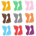 thumbnail image 4 of LABSERRON 36 Pairs Footprint Shape Floor Stickers Assorted Color for Indoor Home Decoration 4.7x2.4x0.03 Inch PVC, 4 of 8