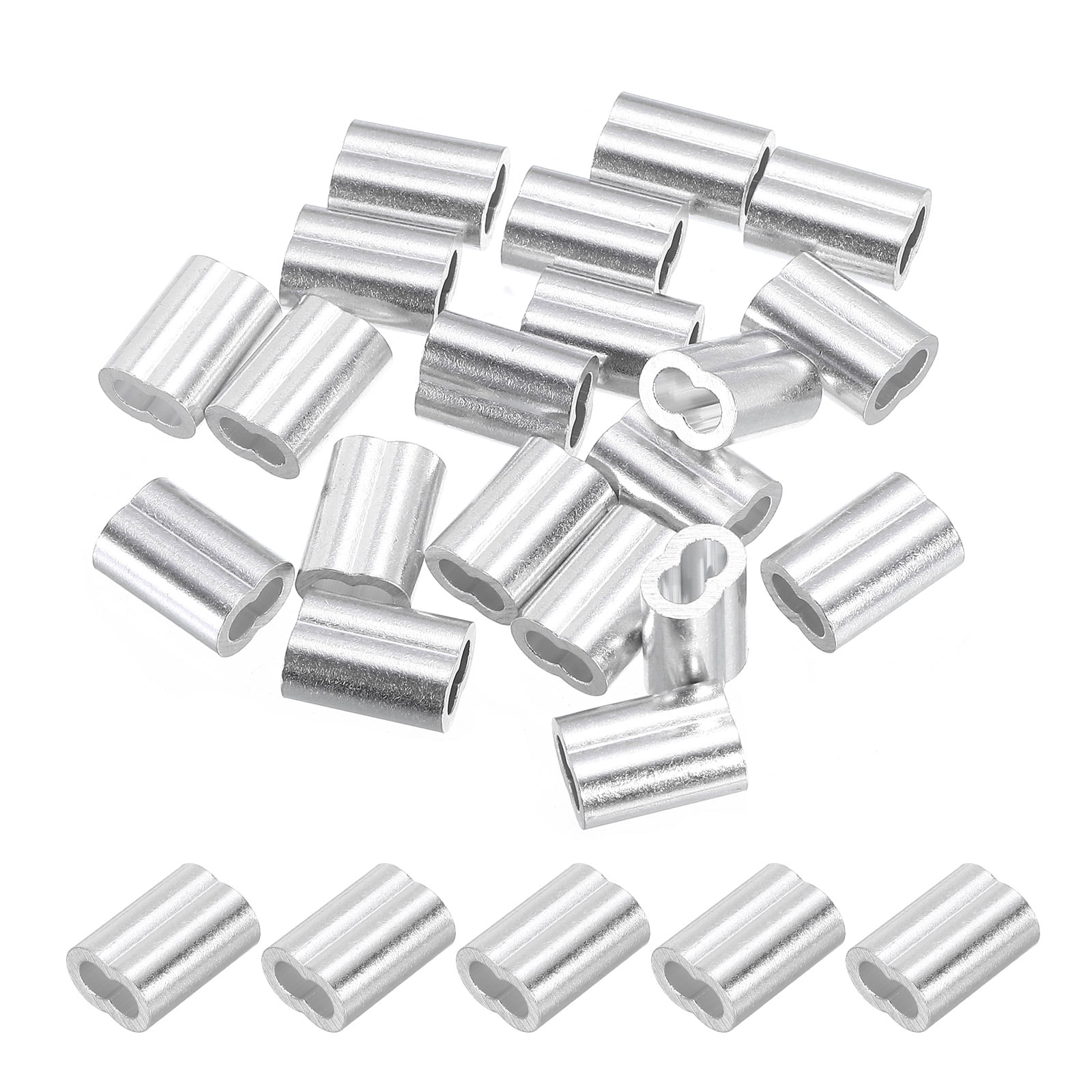 1/8" Aluminium Crimping Loop Sleeves – Pack Of 1000 For Wire Rope & Aircraft Cable - View #2