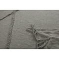 thumbnail image 3 of LR Home Light Gray Shag Diamond Lightweight Cotton Throw Blanket, 50" x 60", 3 of 9