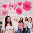 thumbnail image 3 of 6Pcs Paper Fan Wall Decoration Background Ceiling Hanging Ornaments for Fall Autumn Party Baby Shower Graduation Birthday Wedding, 3 of 7