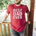 thumbnail image 3 of Best Dad Ever Distressed Dad Shirts for Men for Dad Gift and Father's Day T-Shirt Black on Natural Shirt Adult Small, 3 of 4