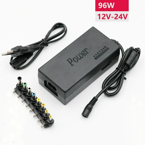 12-24V 96W Chargeur d'alimentation universel Adaptateur secteur pour  ordinateur portable PC 