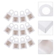 thumbnail image 3 of Hemobllo Portable White Paper Wine Bottle Box with Window for Safe Travel 25Pcs, 3 of 8